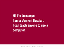 Tablet Screenshot of jessamyn.com